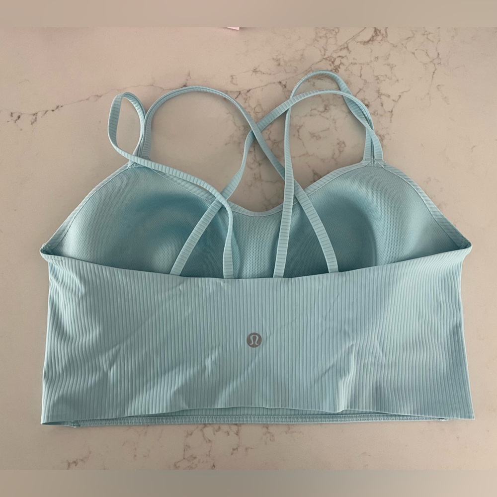 Lululemon Like a Cloud Ribbed Longline Bra, light support B/C cup